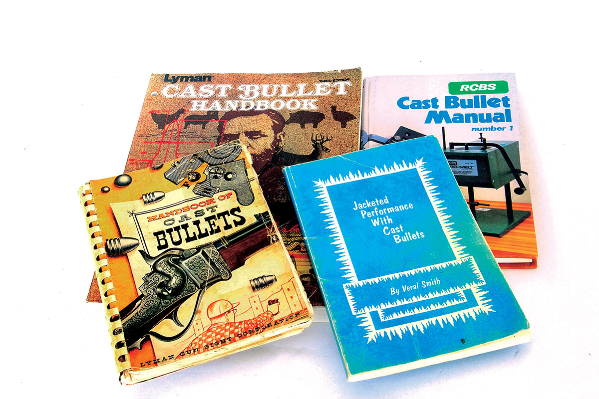 You can’t have too many books on casting, particularly Jacketed Performance With Cast Bullets by Veral Smith.